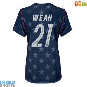 Billiga Förenta stater Timothy Weah #21 Bortatröja Dam VM 2026 Kortärmad